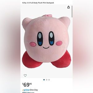 Kirby plush backpack